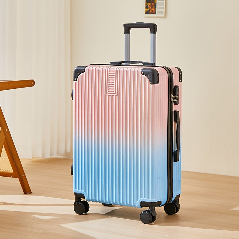 Fashion Graffiti 24-Inch Large Capacity Luggage with Spinner Wheels, TSA Lock