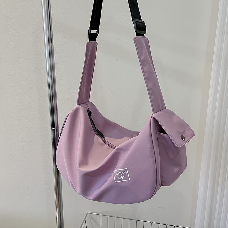 Sports Gym Duffle Bag, Lightweight Travel Crossbody Bag, Weekend Bag With Shoe Compartment