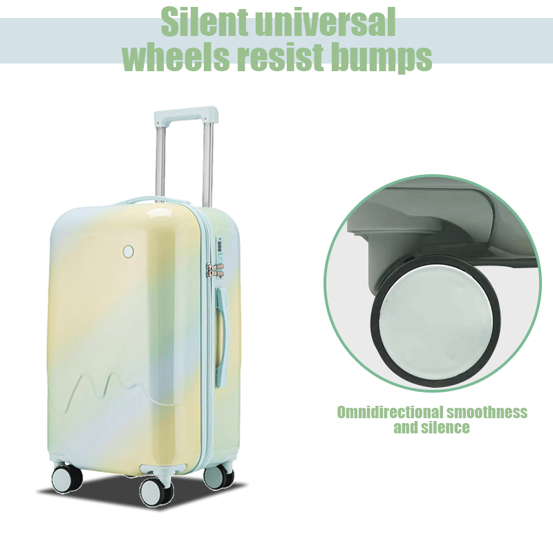 ET Gradient-Style Spinner Suitcase with Telescopic Handle