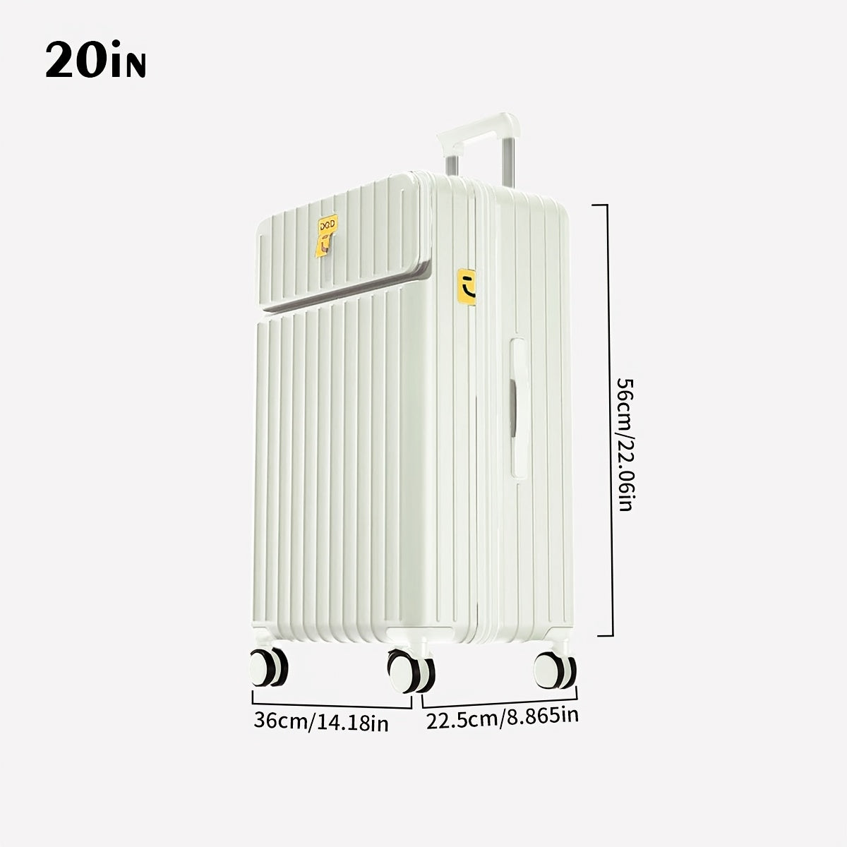 20\u002F24\u002F28 Inch PC Material Pull-on Luggage Set - Multiple Colors Available
