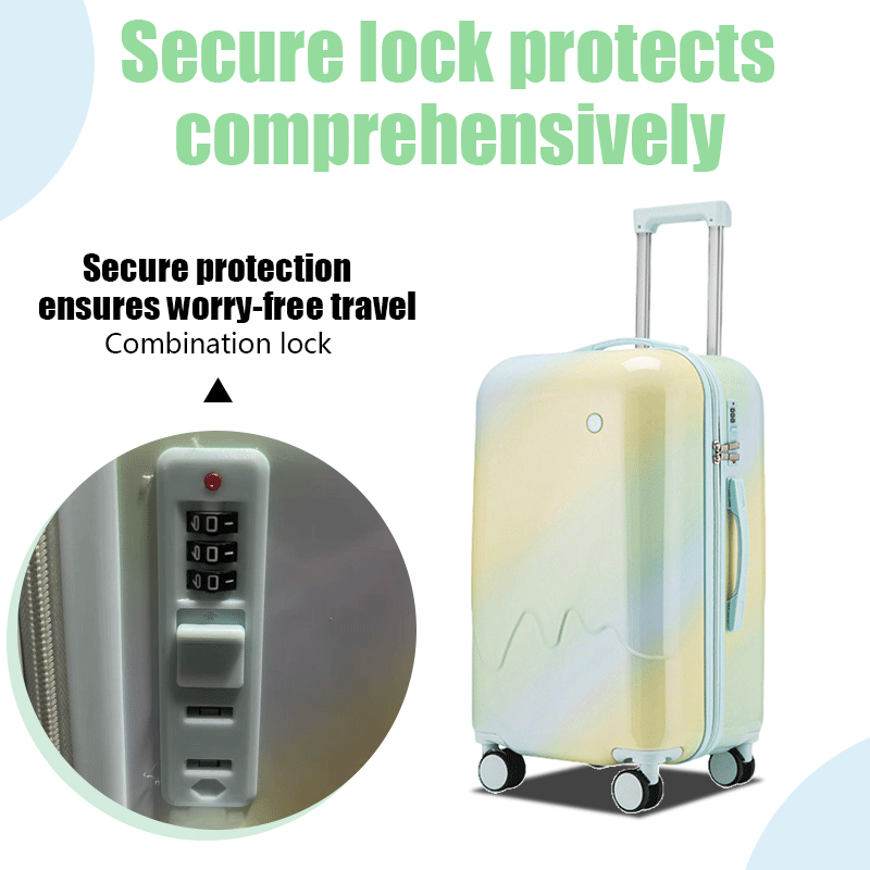 ET Gradient-Style Spinner Suitcase with Telescopic Handle