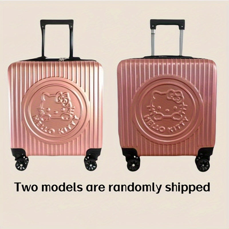 KT Trolley Bag 4-Season Use Sanrio for hello kitty 18-inch Trolley Case Cute Cartoon Travel Suitcase
