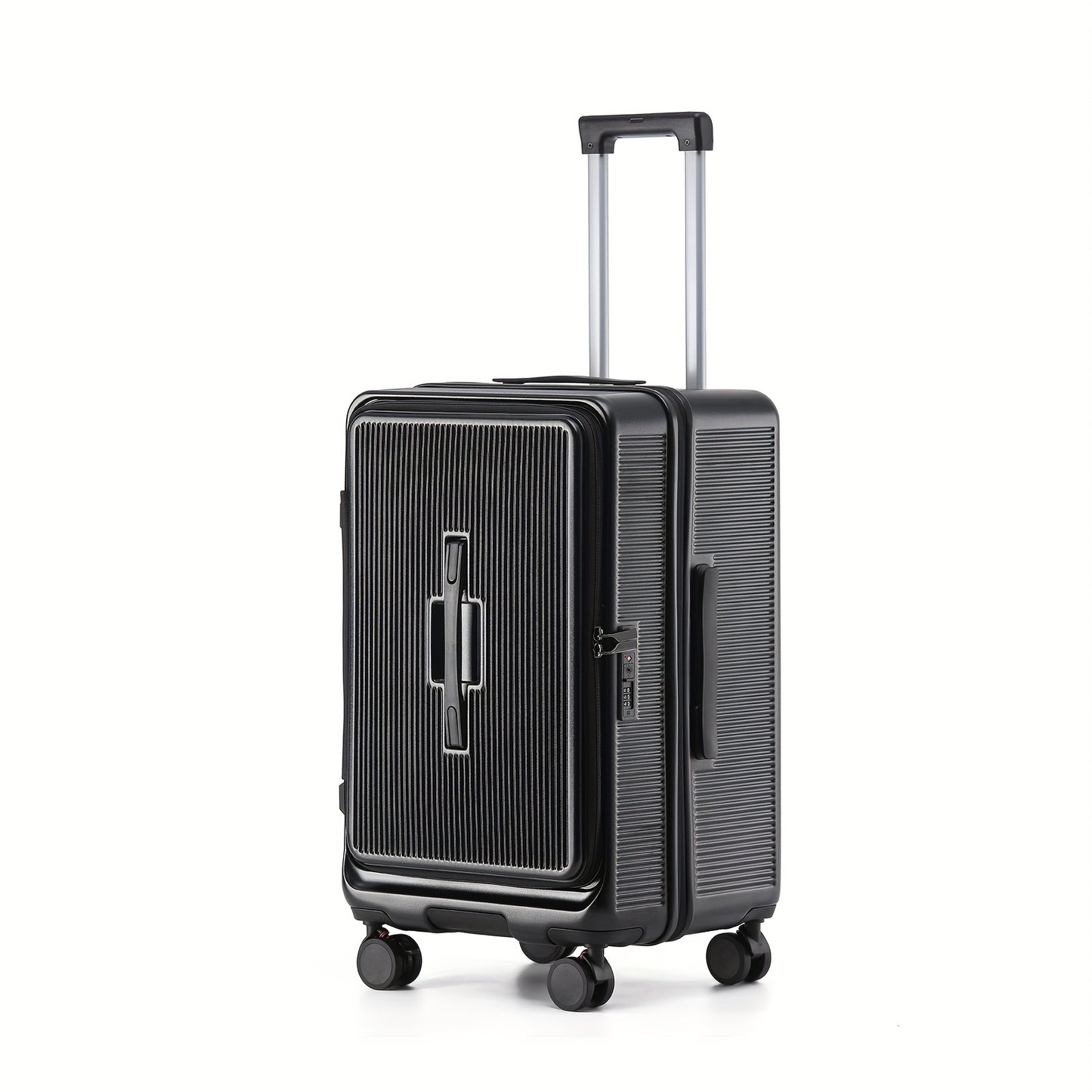 1pc Large Suitcase with USB Charging Ports