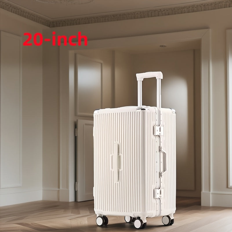 20-26 Inch Thickened Aluminum Frame Carry-On Suitcase with TSA Lock