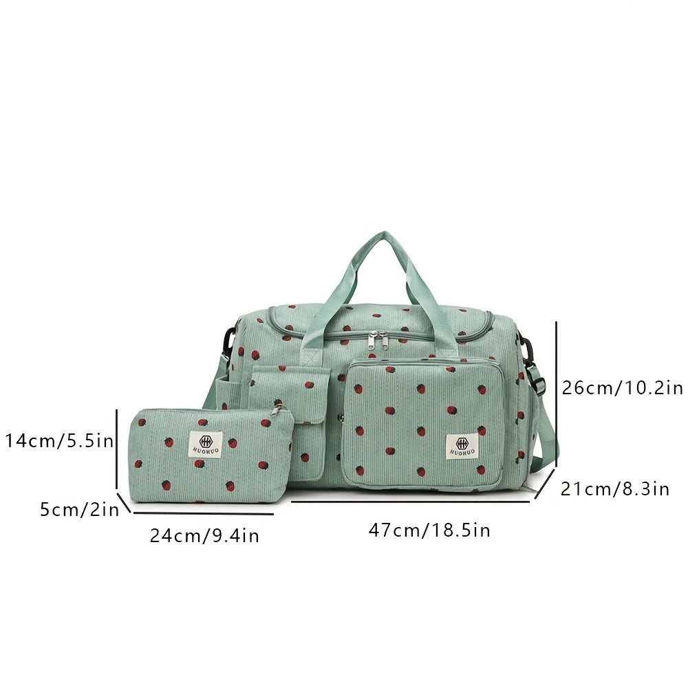 HUOHUO Women'S Large Capacity Travel Duffel Bag - Lightweight Gym