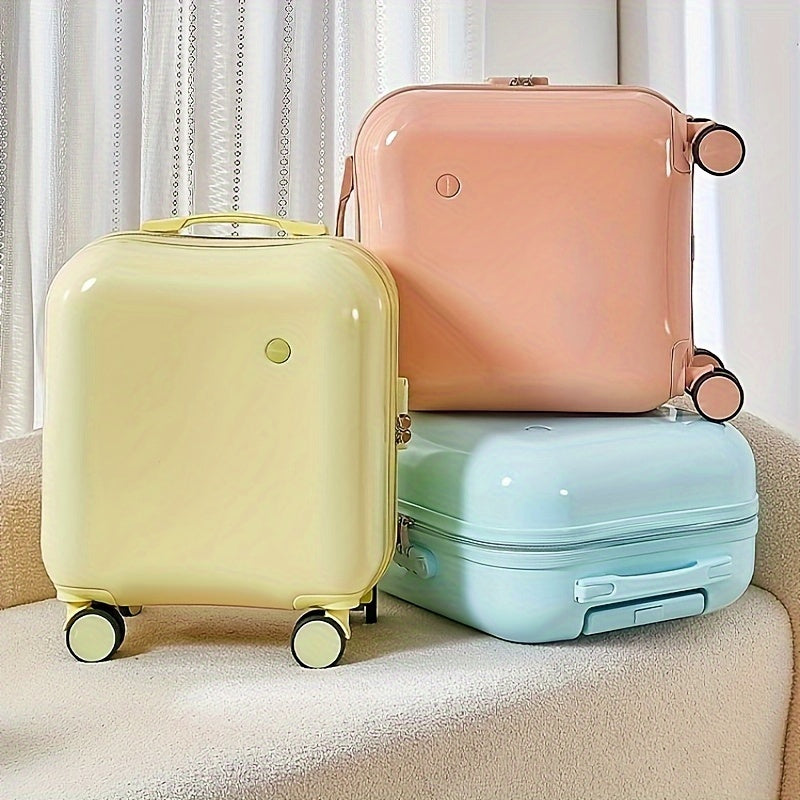 HOMEFISH Macaron Colors HOMEFISH 18-Inch Lightweight Carry-On - Durable PVC