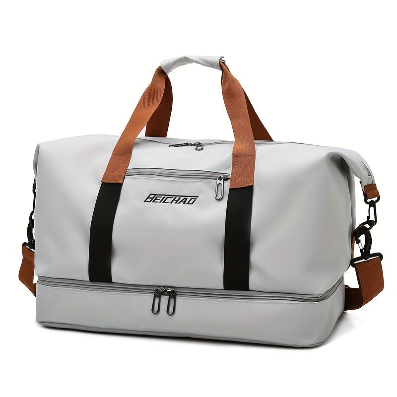 Large Travel Bag Large Capacity Travel Bag | Luggage Bag with Wet and Dry Separation