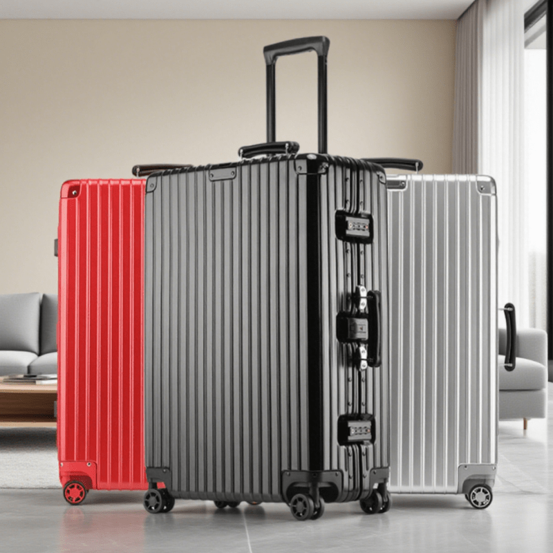 20-Inch Heavy-Duty Aluminum Frame Carry-On Suitcase with TSA Lock