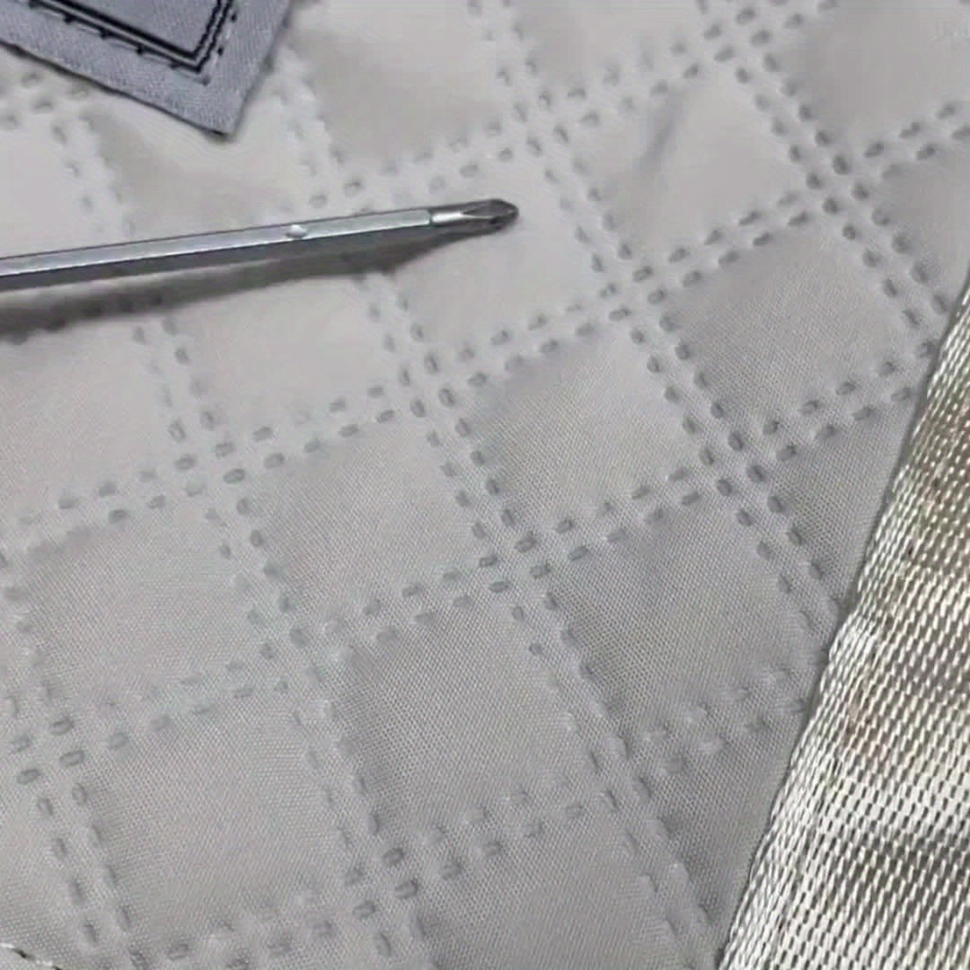 Lightweight Large Capacity Travel Luggage Bag, Solid Color Argyle Pattern Zipper Duffle Bag, Overnight Bag