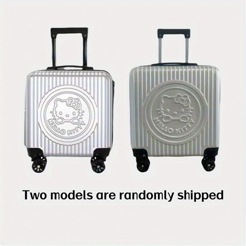 KT Trolley Bag 4-Season Use Sanrio for hello kitty 18-inch Trolley Case Cute Cartoon Travel Suitcase