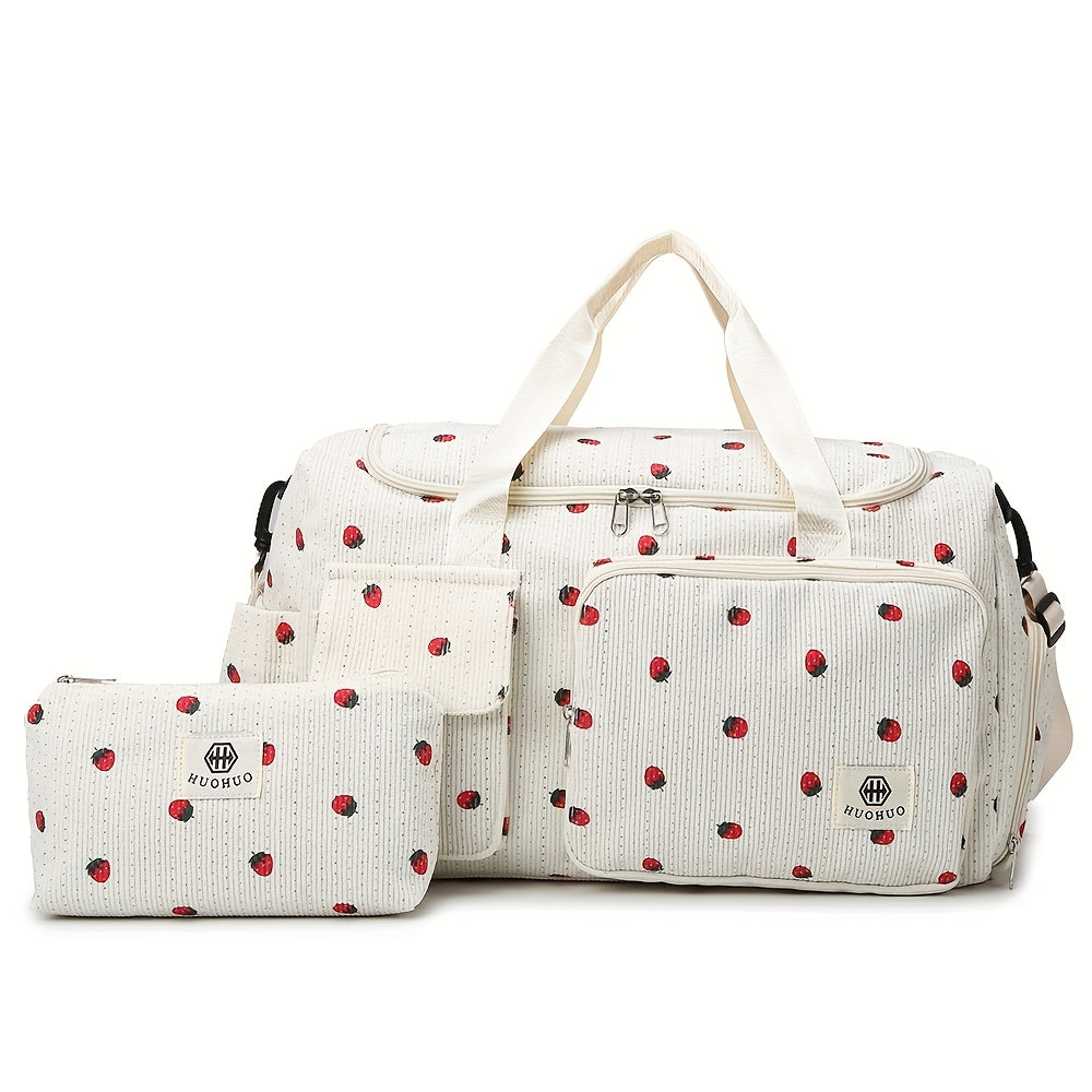 HUOHUO Women'S Large Capacity Travel Duffel Bag - Lightweight Gym