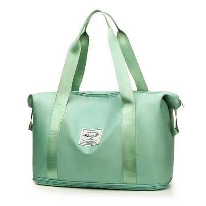 Large Capacity Folding Travel Bag Luggage Tote Gym Foldable Shoulder Bag for Women and Men