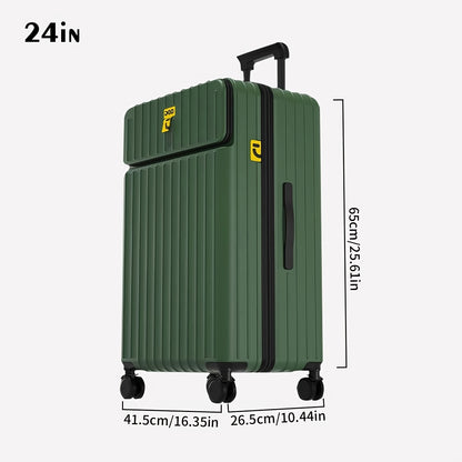 20\u002F24\u002F28 Inch PC Material Pull-on Luggage Set - Multiple Colors Available