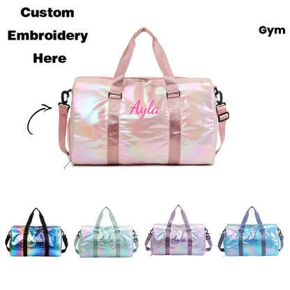 Custom Travel Bag High Capacity 1pc Embroidery Customization Travel Bag