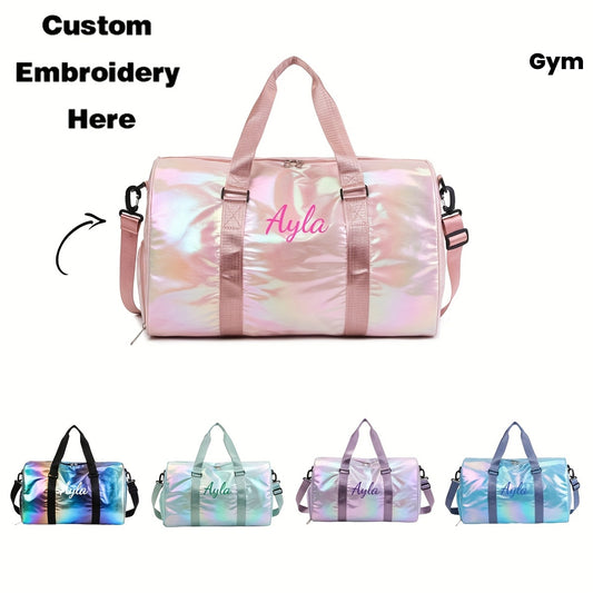 Custom Travel Bag High Capacity 1pc Embroidery Customization Travel Bag