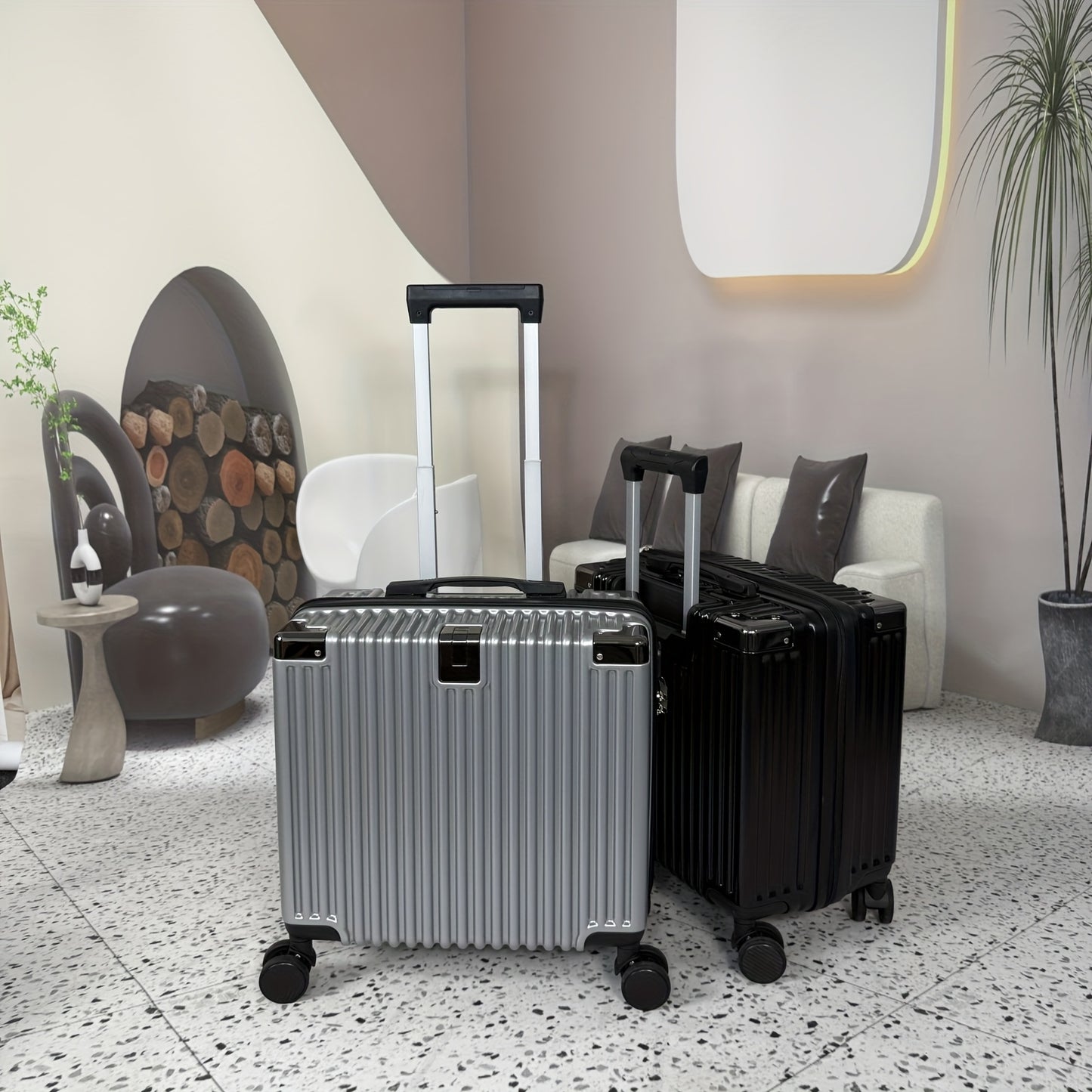 Convenient 18-Inch Fashionable Multifunctional Business Travel Suitcase