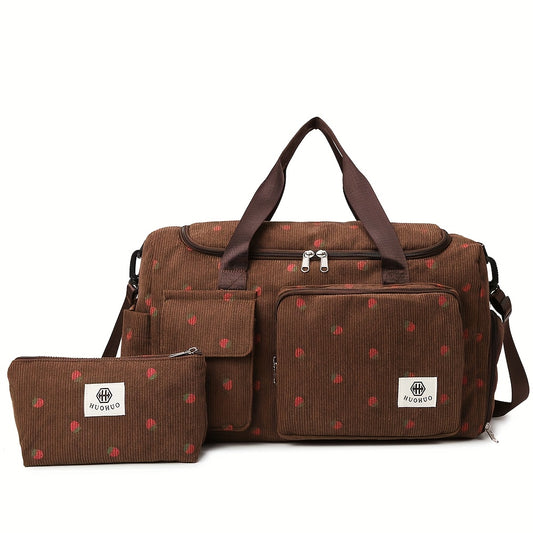 HUOHUO Women'S Large Capacity Travel Duffel Bag - Lightweight Gym