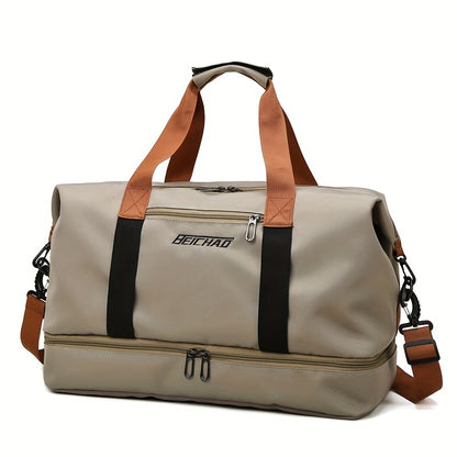 Large Travel Bag Large Capacity Travel Bag | Luggage Bag with Wet and Dry Separation