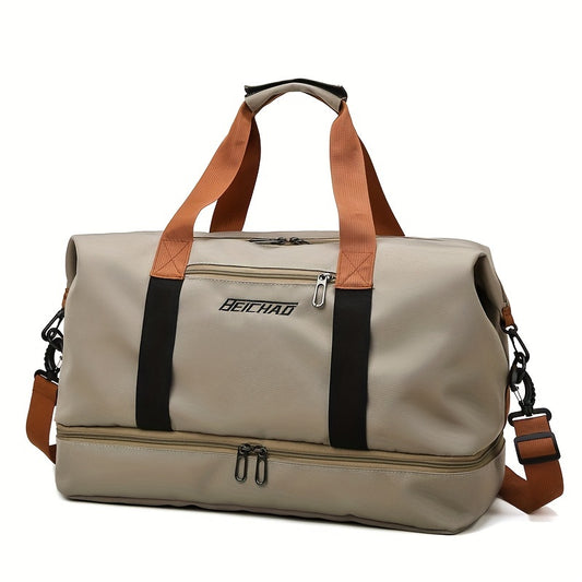 Large Travel Bag Large Capacity Travel Bag | Luggage Bag with Wet and Dry Separation