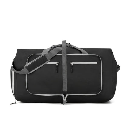 Large Capacity Travel Gym Bag with Shoe Compartment - Heavy-Duty duffel with Zipper Closure
