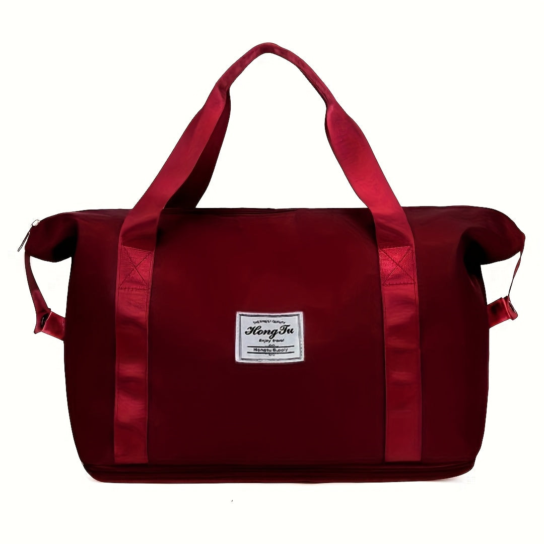 Large Capacity Folding Travel Bag Luggage Tote Gym Foldable Shoulder Bag for Women and Men