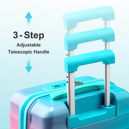 1pc Large 20\u002F24\u002F28-Inch Hardshell ABS+PC Suitcase with TSA Lock