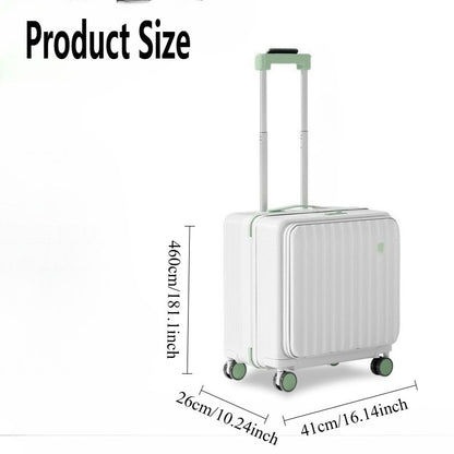 Unisex Multifunctional Small Side-Opening Deep Compartment Luggage