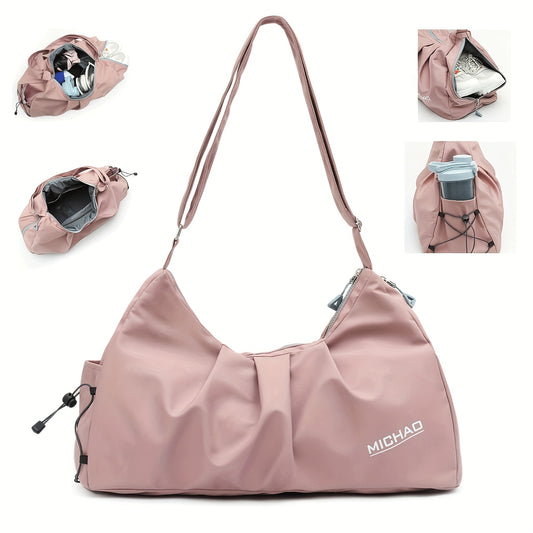 Yoga Bag Women's Sports Fitness Training Bag Fashionable Short Trip Luggage Bag Large Capacity Travel Bag Lightweight Travel Storage Bag