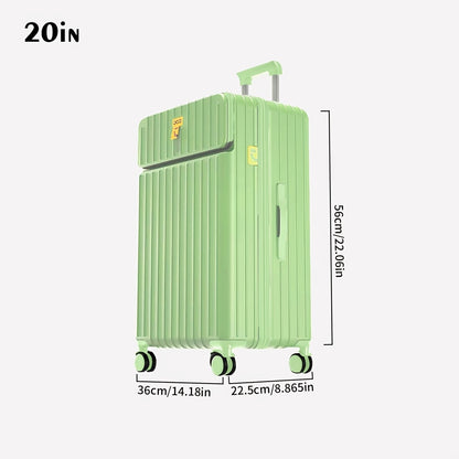 20\u002F24\u002F28 Inch PC Material Pull-on Luggage Set - Multiple Colors Available