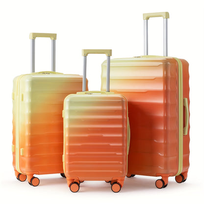 1pc Large 20\u002F24\u002F28-Inch Hardshell ABS+PC Suitcase with TSA Lock