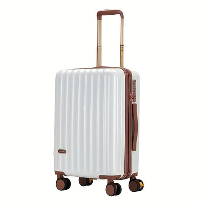 1 Set of 20\u002F24\u002F28-Inch Expandable Pullman Suitcase with Anti-Explosion Zipper