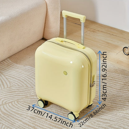 HOMEFISH Macaron Colors HOMEFISH 18-Inch Lightweight Carry-On - Durable PVC