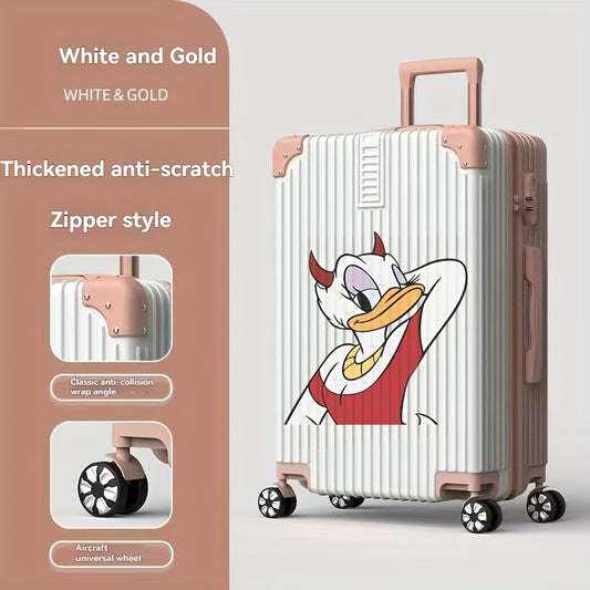 Disney Official Stitch & Minnie Mouse Suitcase with 360° Spinner Wheels