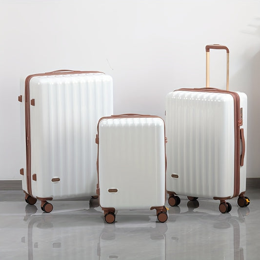 1 Set of 20\u002F24\u002F28-Inch Expandable Pullman Suitcase with Anti-Explosion Zipper