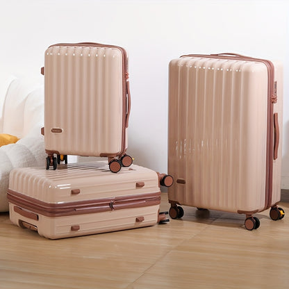 1 Set of 20\u002F24\u002F28-Inch Expandable Pullman Suitcase with Anti-Explosion Zipper
