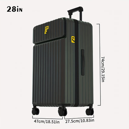 20\u002F24\u002F28 Inch PC Material Pull-on Luggage Set - Multiple Colors Available