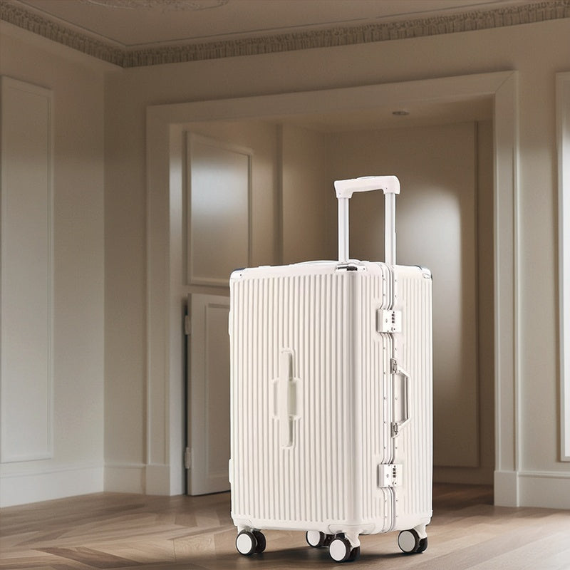 20-26 Inch Thickened Aluminum Frame Carry-On Suitcase with TSA Lock