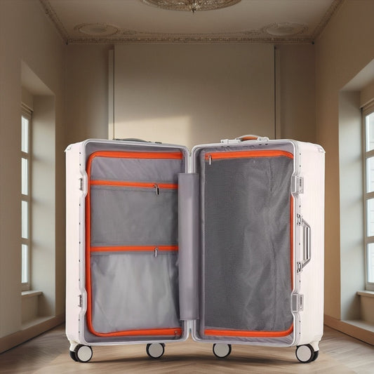 20-26 Inch Thickened Aluminum Frame Carry-On Suitcase with TSA Lock