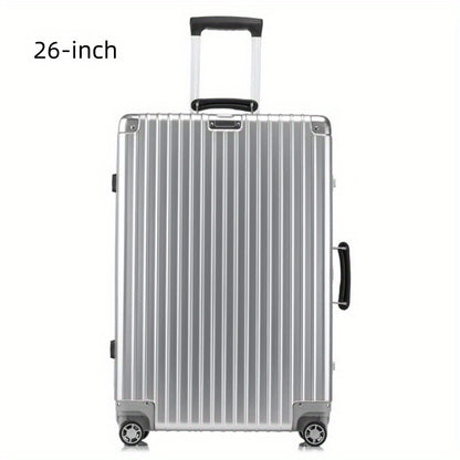 20-Inch Heavy-Duty Aluminum Frame Carry-On Suitcase with TSA Lock