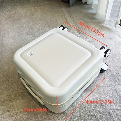 HOMEFISH 18-Inch Lightweight Carry-On Luggage with Spinner Wheels & TSA Lock