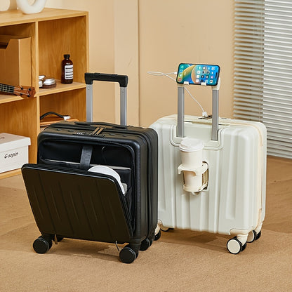 Stylish Multi-function Luggage Multi-function Luggage - Stylish With Front Flip Cover