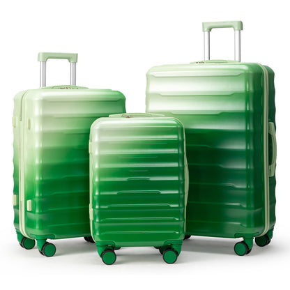 1pc Large 20\u002F24\u002F28-Inch Hardshell ABS+PC Suitcase with TSA Lock