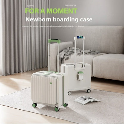 Unisex Multifunctional Small Side-Opening Deep Compartment Luggage