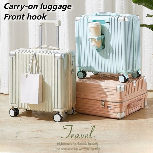 Unisex 18-Inch Carry-On Luggage with TSA Lock