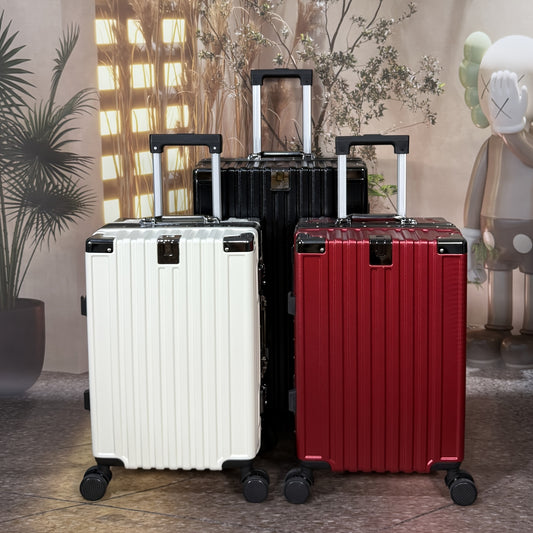 1pc 22\u002F26 Inch Multi-Functional Aluminum Frame Suitcase