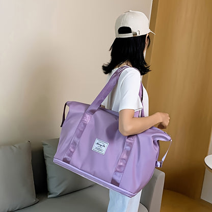 Large Capacity Folding Travel Bag Luggage Tote Gym Foldable Shoulder Bag for Women and Men