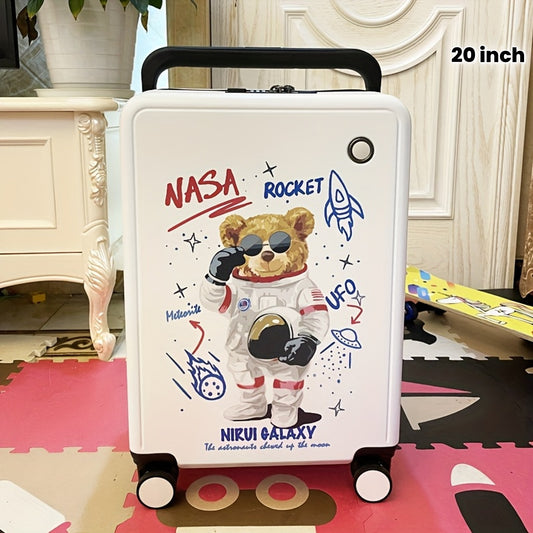 1pc Set of Wide Luggage Trolley Suitcase, Can Board It, Large Capacity Luggage