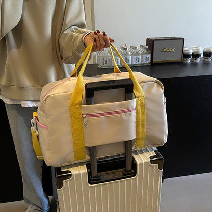 Women'S Lightweight Travel Duffel Bag - Gym, Yoga, Weekend Getaway Bag with Shoe Compartment