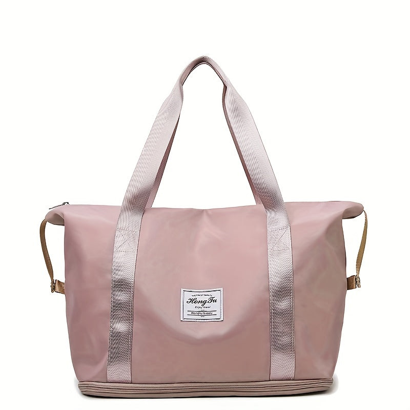 Large Capacity Folding Travel Bag Luggage Tote Gym Foldable Shoulder Bag for Women and Men