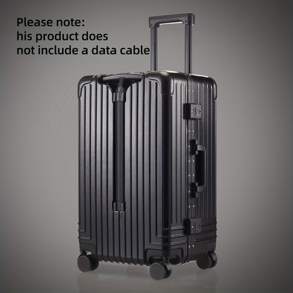 Aluminum Frame Luggage, Large Capacity Luggage, Double Trolley Handle